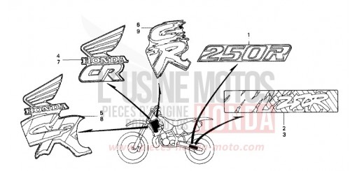 MARKE CR250RM de 1991